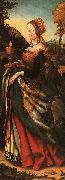 BURGKMAIR, Hans St. Barbara oil painting